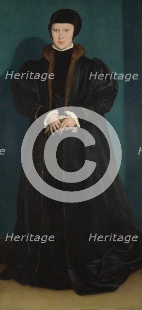 Christina of Denmark, Duchess of Milan, 1538. Artist: Holbein, Hans, the Younger (1497-1543)