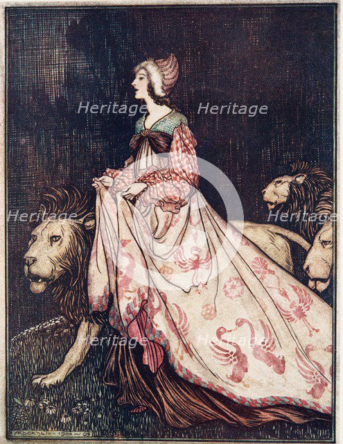 The Lady and the Lion, 1909. 