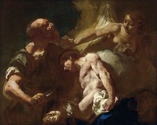 The Sacrifice of Isaac, 1715. Creator: Giovanni Battista Piazzetta.