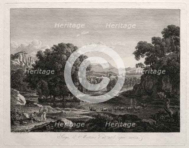 Heroic Landscape, 1795. Creator: Johann Christian Reinhart (German, 1761-1847).