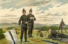 'The 1st Middlesex (Victoria Rifles) - Volunteers', 1890. Creator: Godfrey Douglas Giles.