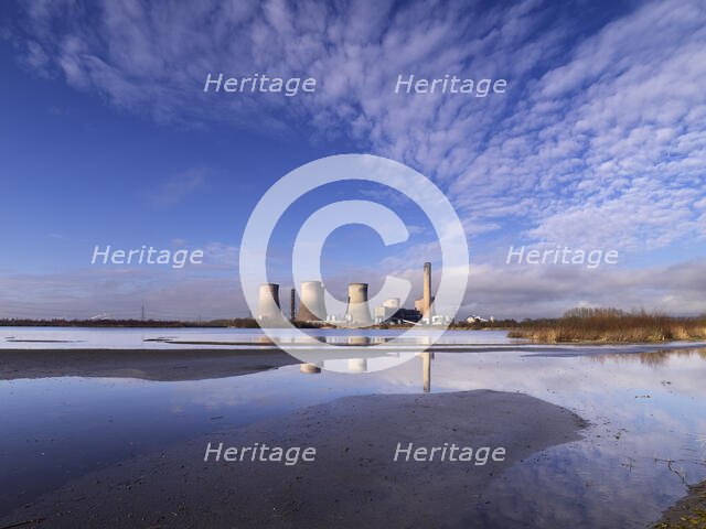 Fiddler's Ferry Power Station, Cuerdley, Warrington, 2021. Creator: James O Davies.