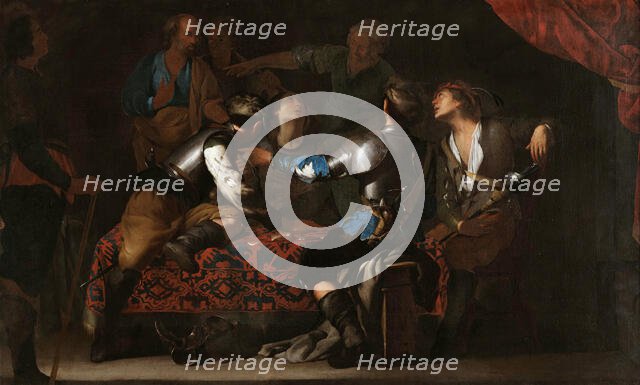 The Denial of Saint Peter, c. 1640. Creator: Cavallino, Bernardo (1616-1656).