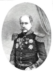 Count Gyldenstolpe, Grand Marshal of Sweden, 1860. Creator: Unknown.