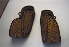 Egyptian sandals, front view.