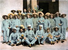 Spanish-Philippine War, Spanish soldiers surviving from the siege of Baler, Luzon Island, who res…