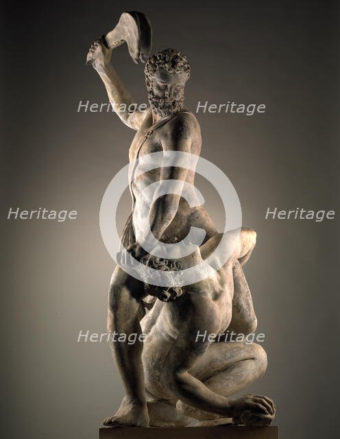 Samson Slaying a Philistine, between 1740 and 1770. Creator: John Cheere.