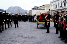 Burial of the remains of Alfonso XIII (1886-1941) in 1980, were transferred from  Rome to the Pan…