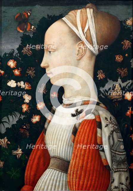 Portrait of a Princess of the House of Este, ca 1435-1440.