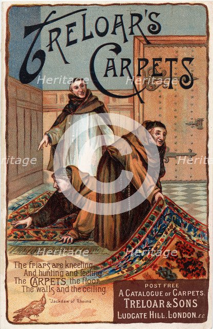 Treloar's Carpets, c.1900. Artist: Unknown