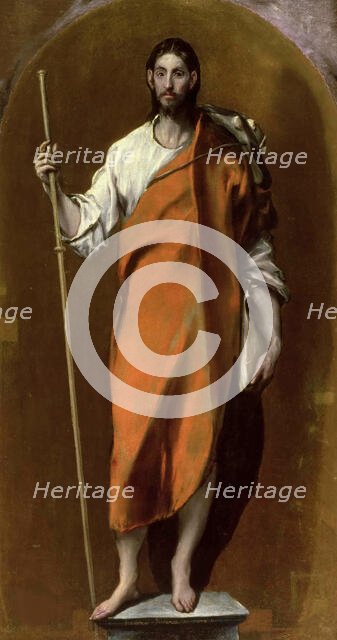 Saint James as a pilgrim, ca 1590. Creator: El Greco, Dominico (1541-1614).