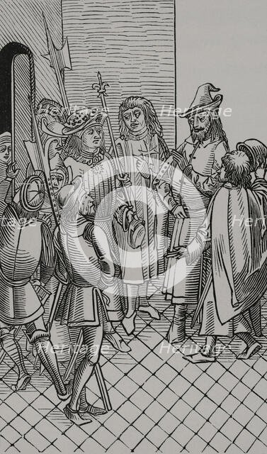 Cem Sultan, (1459-1495) imprisoned in Rome, 1495 (1496), 1877.  Creator: Unknown.