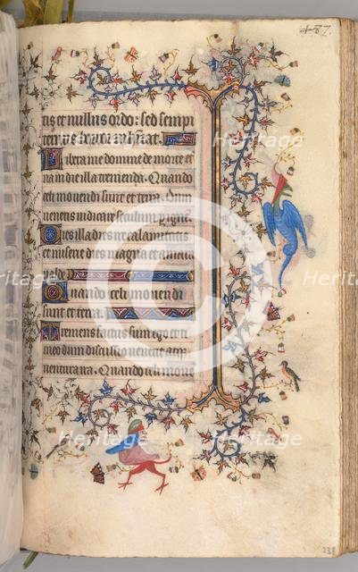 Hours of Charles the Noble, King of Navarre (1361-1425): fol. 238r, Text, c. 1405. Creator: Master of the Brussels Initials and Associates (French).