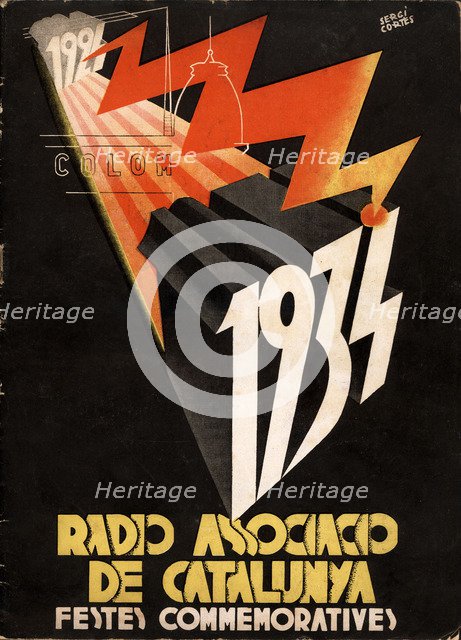 Cover of the magazine Radio Associació of Catalonia. Festival commemorating the tenth anniversary…