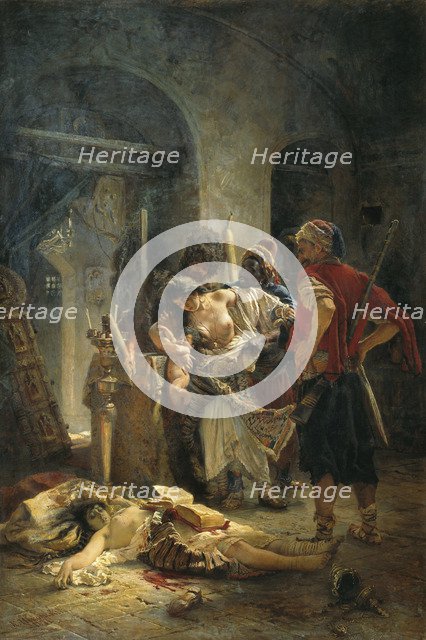 The Bulgarian Martyresses, 1877. Artist: Makovsky, Konstantin Yegorovich (1839-1915)