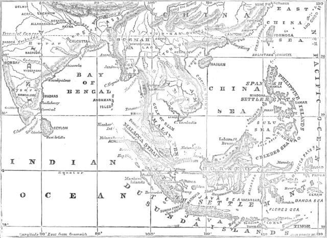 Map of the Strait of Malacca, 1874. Creator: Unknown.