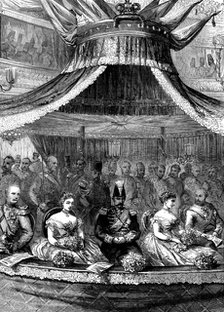 The Shah at the Royal Italian Opera, 1873. Creator: Unknown.