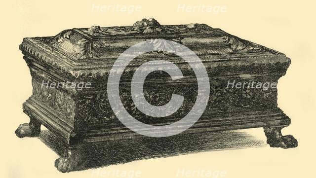 Bronze inkstand, early-mid 15th century, (1881).  Creator: W F Randall.