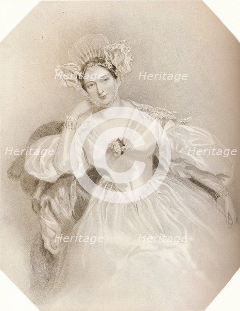 'Marguerite Countess of Blessington', c1834. Artist: Henry Thomas Ryall.