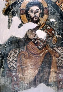 Coptic Mural of Christ, c6th-7th century. Artist: Unknown.