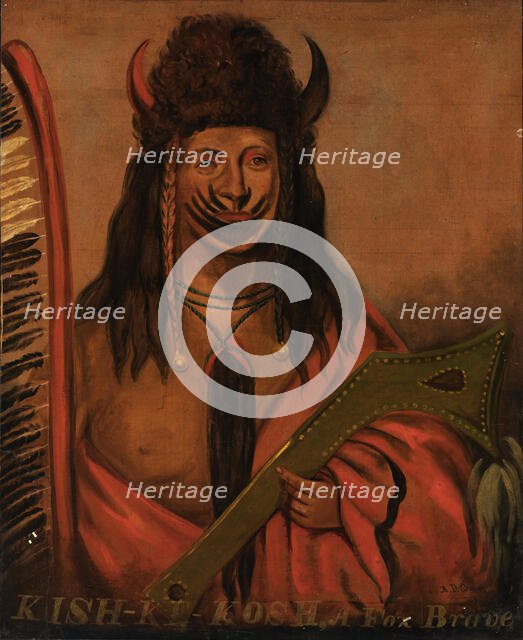 Kish-ke-kosh, 19th century. Creator: Alexander Davis Cooper.