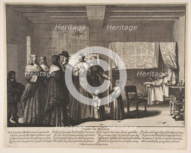 Visiting the Sick. Creator: Abraham Bosse.