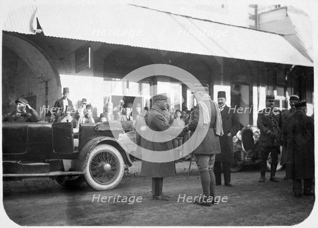 Officers of the French Foreign Legion, Syria, 20th century. Artist: Unknown
