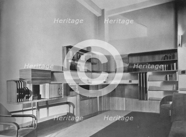 'The apartment of Ben Herzberg, New York. Designed by Howe and Lescaze', 1933. Artist: Unknown.