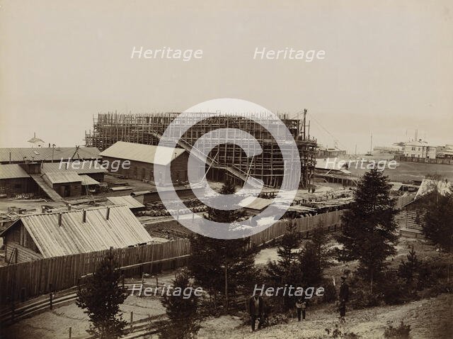 Ice-Breaking Ferry "Baikal", 1899. Creator: Akselrod.