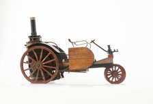 1868 Knight Steam carriage scale model. Creator: Unknown.