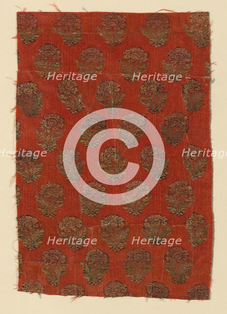 Fragment (Dress Fabric), Iran, 18th century. Creator: Unknown.