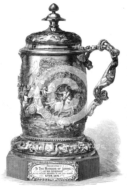 Marriage of Princess Louise: cup given to the Marquis of Lorne by Eton School, 1871. Creator: Unknown.