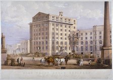 Sugar refinery in Leman Street, Stepney, London, 1851. Artist: Vincent Brooks