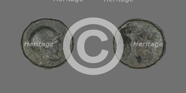 Coin Depicting the Goddess Athena, after 133 BCE. Creator: Unknown.