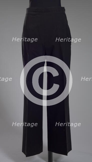 US Navy dress uniform pants worn by Admiral Michelle Howard, 1999. Creator: Weintraub Brothers Company, Inc..