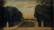 Allee du Carpet-Vert, in Versailles, c1860. Creator: Unknown.