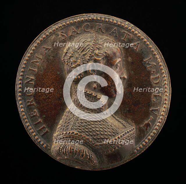 Girolama Sacrata of Ferrara, 1555. Creator: Pastorino Pastorini.