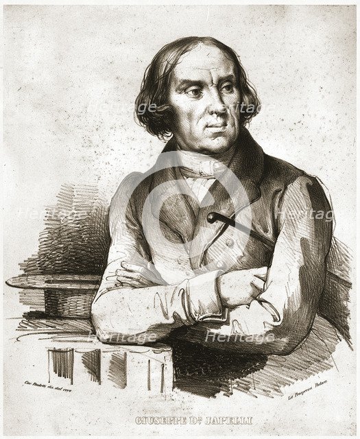 Portrait of Giuseppe Jappelli (1783-1852).