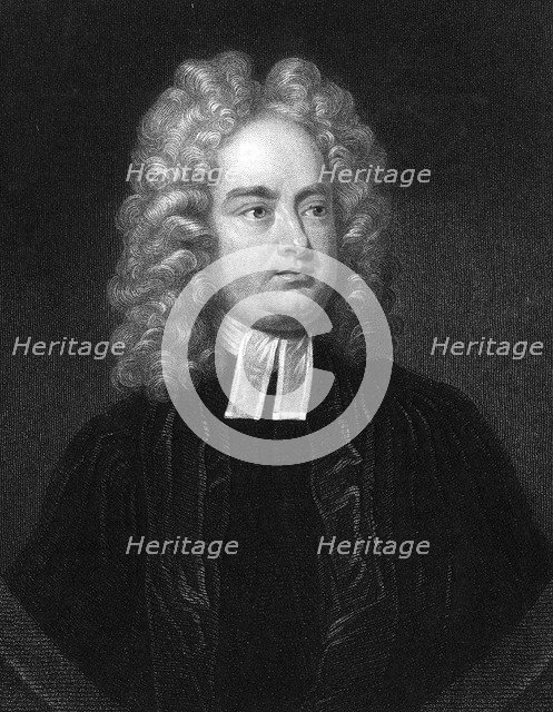 Jonathan Swift, Anglo-Irish clergyman, satirist and poet. Artist: Unknown