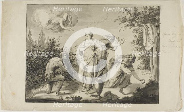 Ulysses and Nausicaa, n.d. Creator: Giovanni Battista Cipriani.