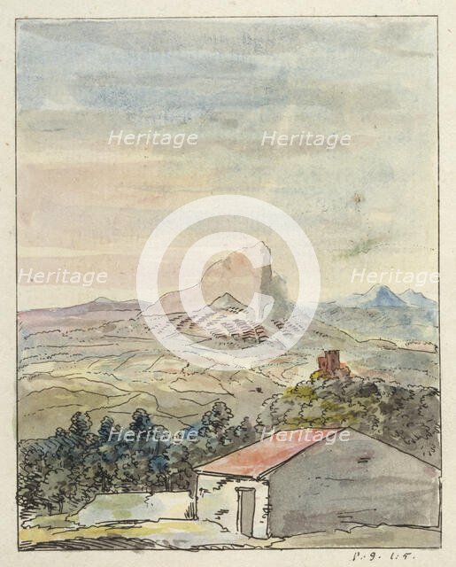 On the way to Girgenta, 1786.  Creator: Elias Martin.