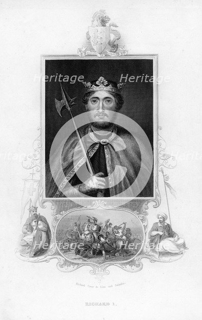 Richard I, King of England, (c1850). Artist: Unknown