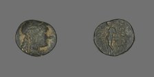 Coin Depicting the God Apollo, 222-187 BCE. Creator: Unknown.