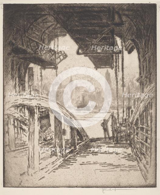 The Ferry House, 1919. Creator: Joseph Pennell.