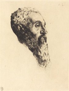 Head of a Model (Tete de modele). Creator: Alphonse Legros.