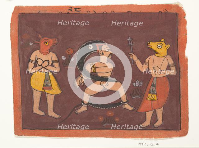 Folk Painting, 1725. Creator: Unknown.