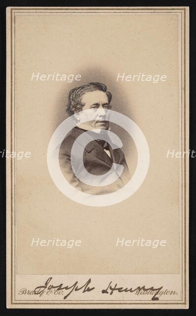 Portrait of Joseph Henry (1797-1878), Between 1858 and 1869. Creator: Brady's National Photographic Portrait Galleries.