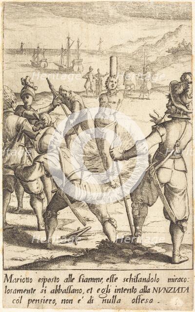 Mariotto, 1619. Creator: Jacques Callot.