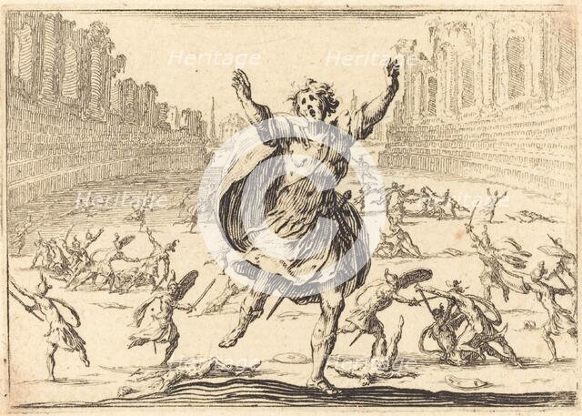 Skirmish in a Roman Circus, c. 1617. Creator: Jacques Callot.