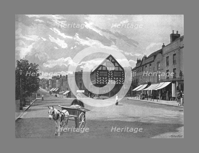 Market Place, Ledbury, c1900. Artist: Valentine & Sons.
